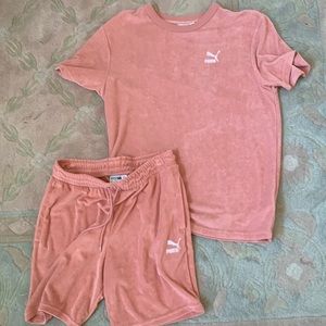 Men’s Puma Salmon Shirt Set